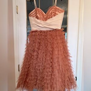 Vintage style ruffle dress